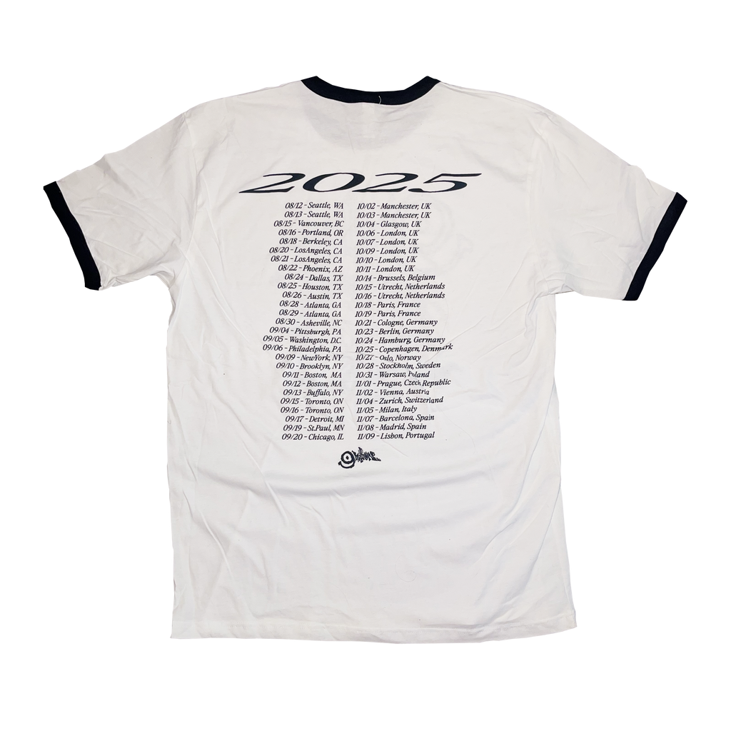 White Tour Ringer Tee